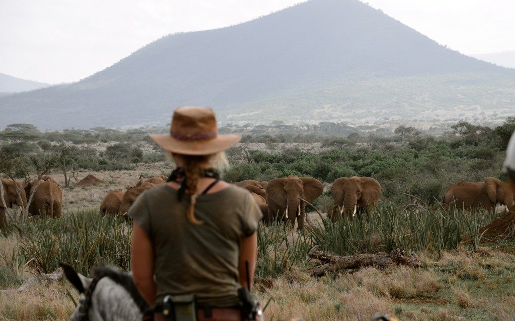 Horse riding near Mount Kilimanjaro